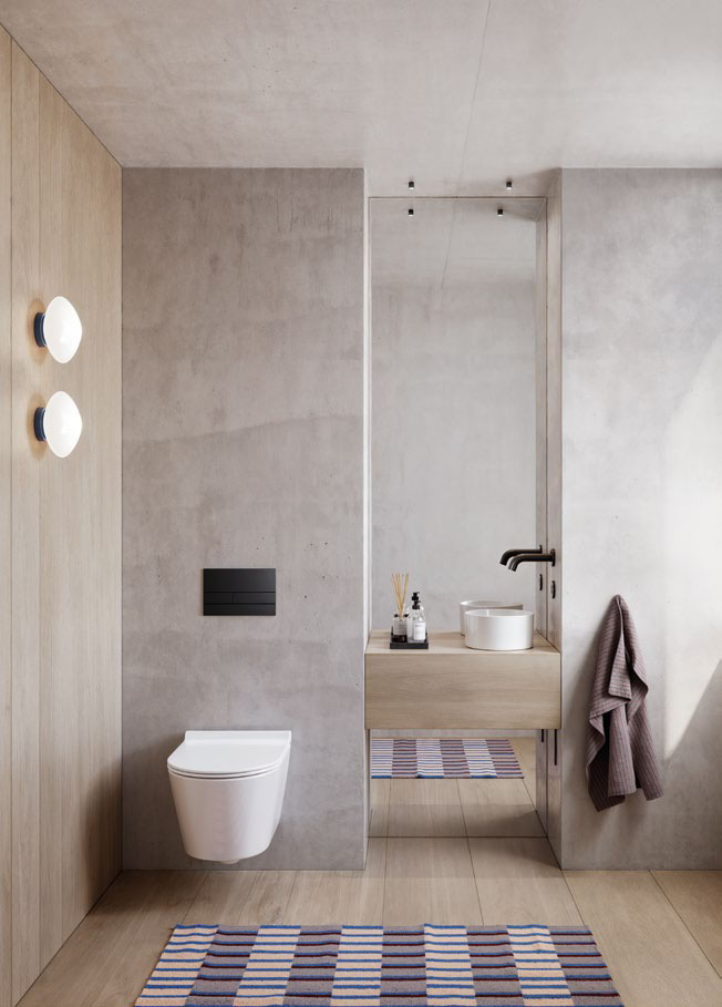 Компактный санузел 1,8 м²