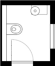 Планировка 2,5 м²