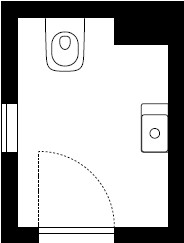 Планировка 2,7 м²